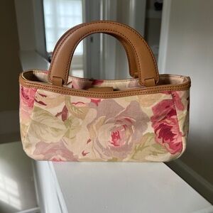 Fossil Vintage Floral Mini Satchel Handbag